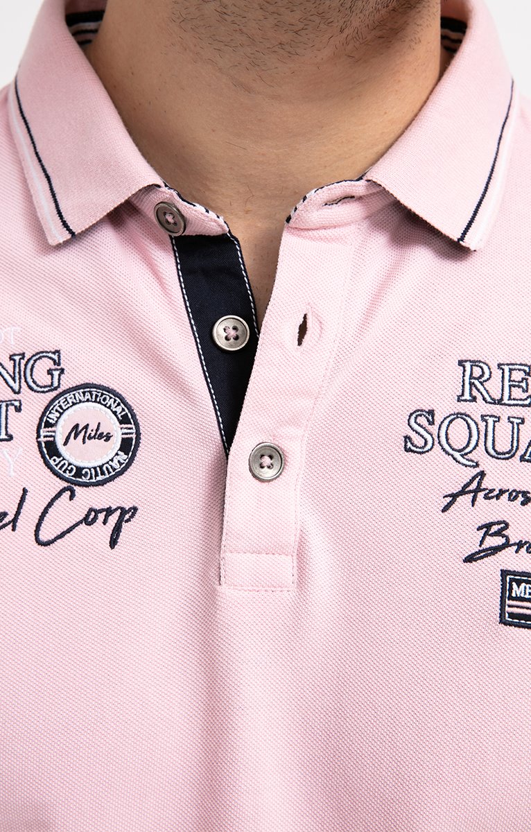  Polo Manches Courtes Pink