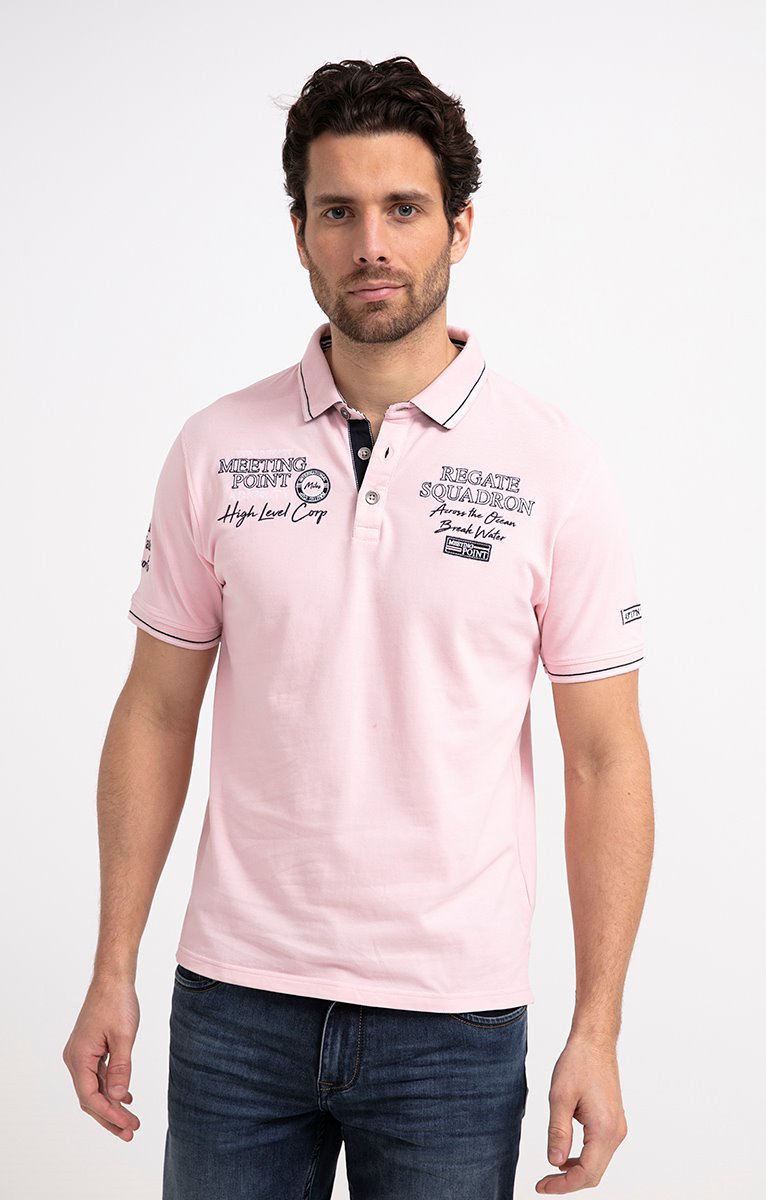  Polo Manches Courtes Pink