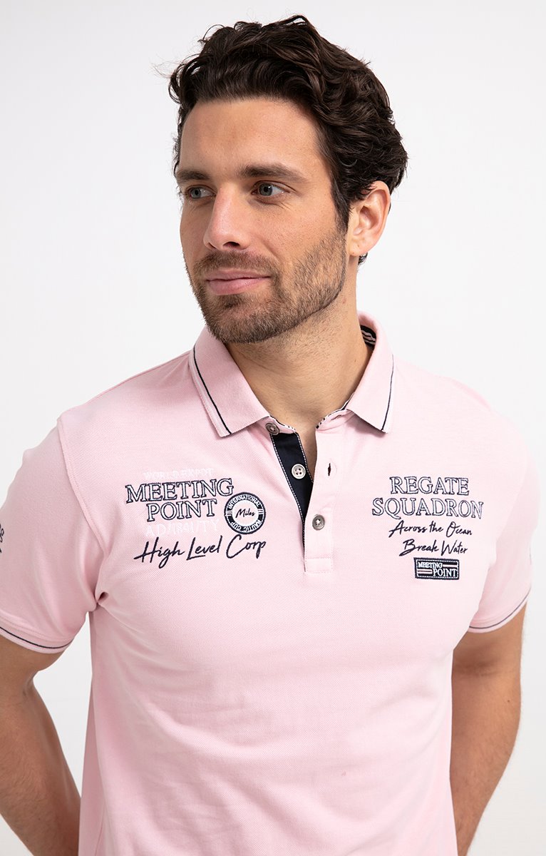  Polo Manches Courtes Pink