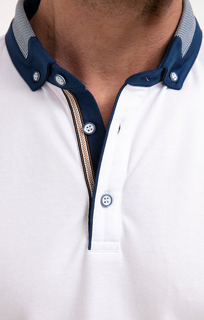  Polo Manches Courtes Rib