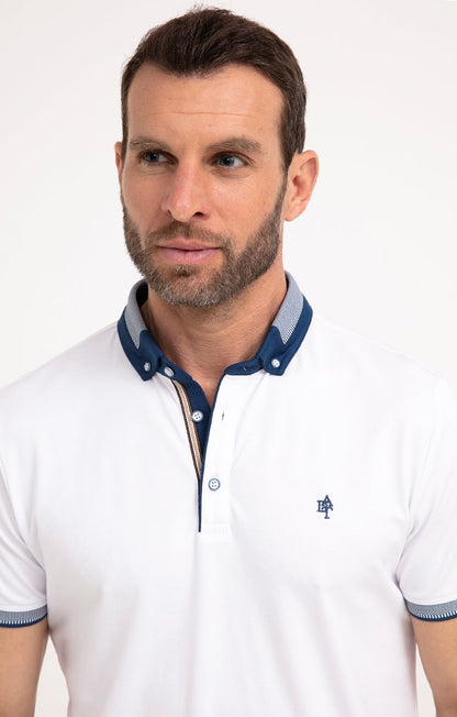  Polo Manches Courtes Rib