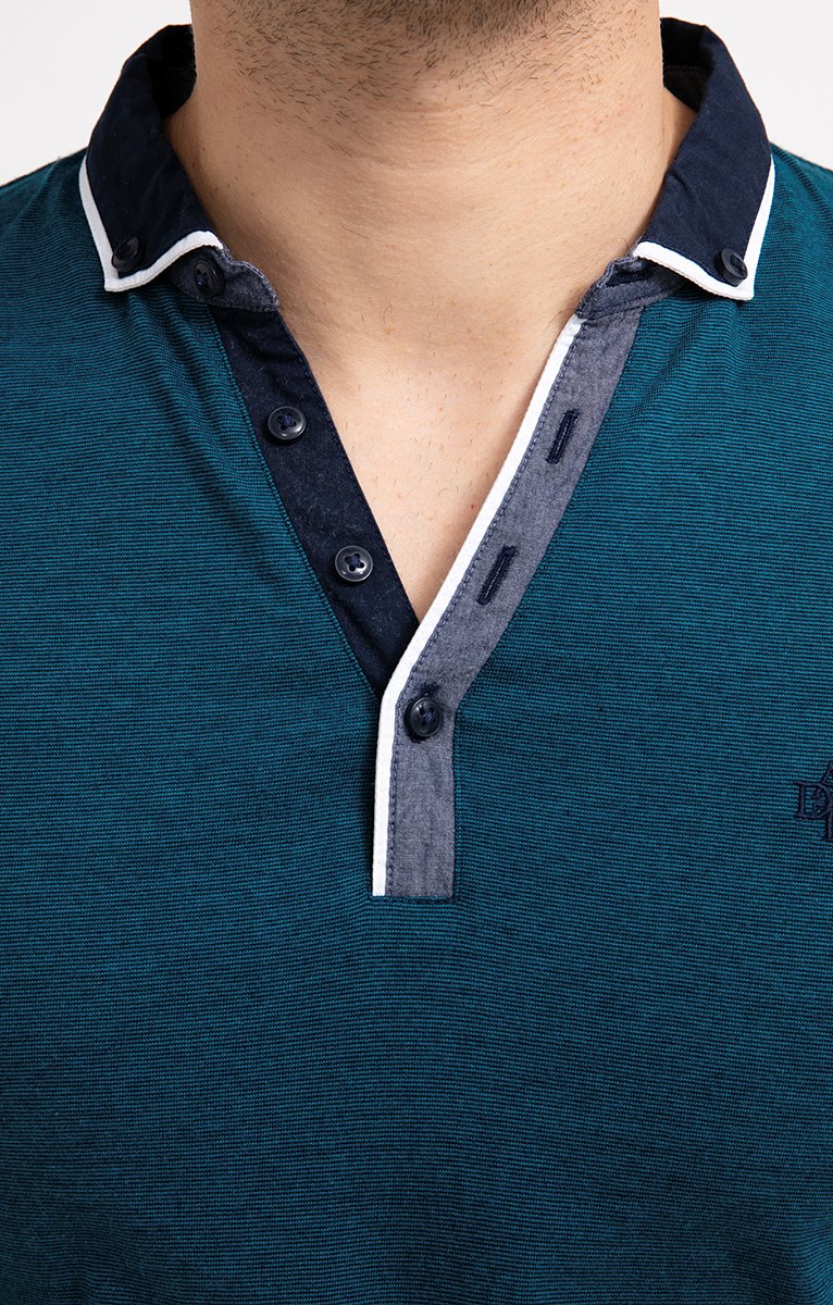  Polo Manches Courtes White Plack