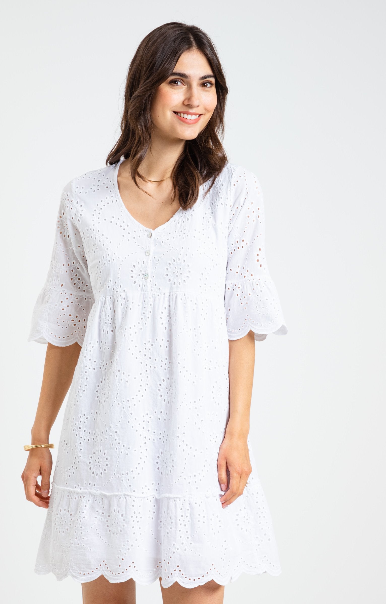  Robe Avec Broderie Anglaise