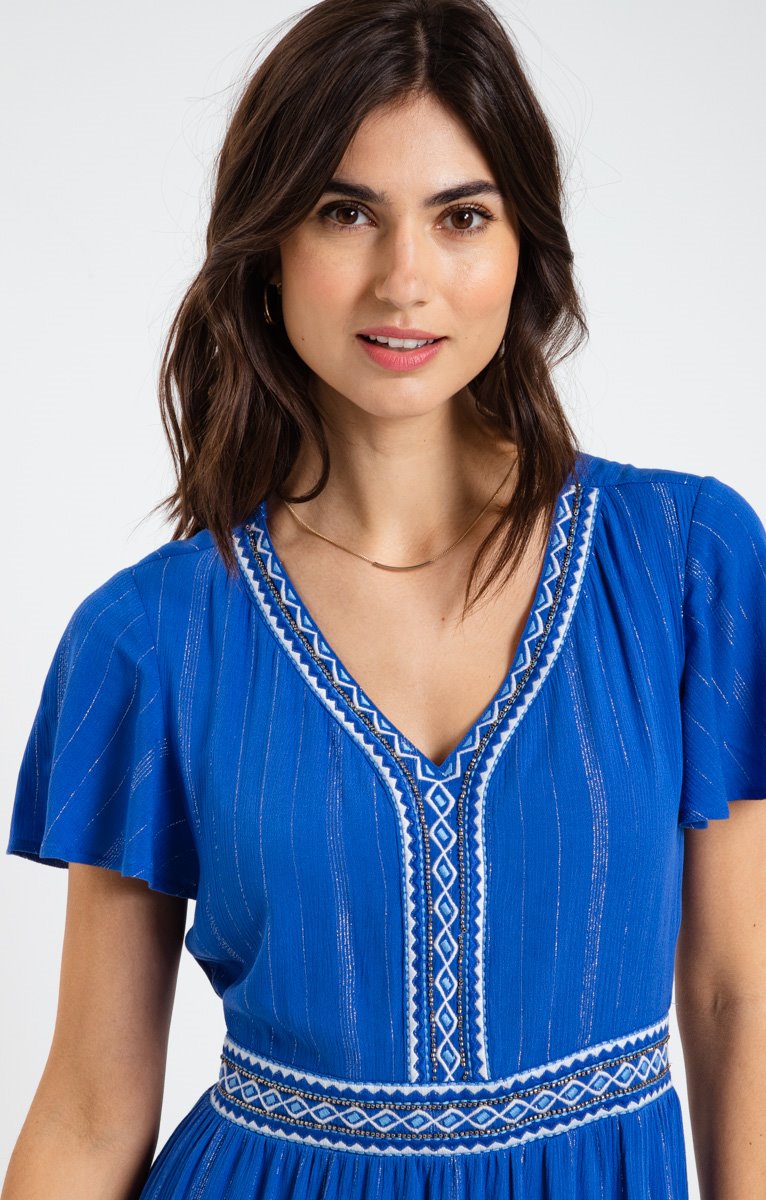  Robe En Crépon Viscose