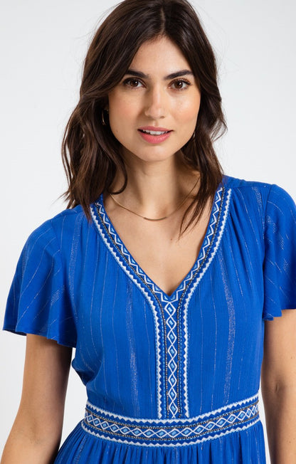  Robe En Crépon Viscose