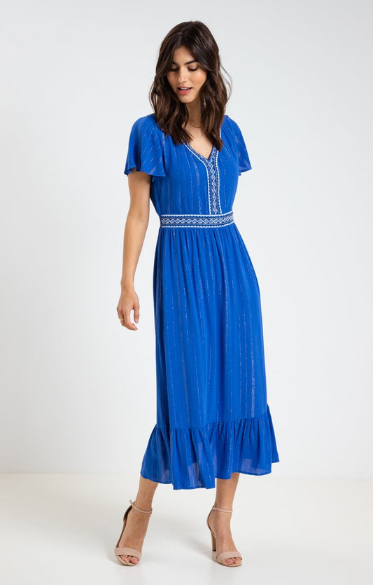  Robe En Crépon Viscose