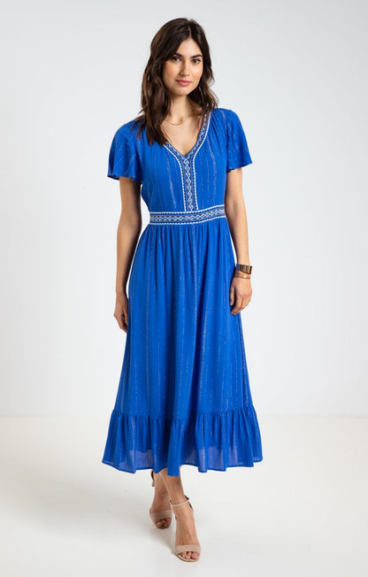  Robe En Crépon Viscose