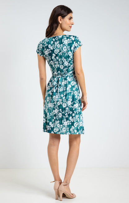  Robe En Maille Imprimée