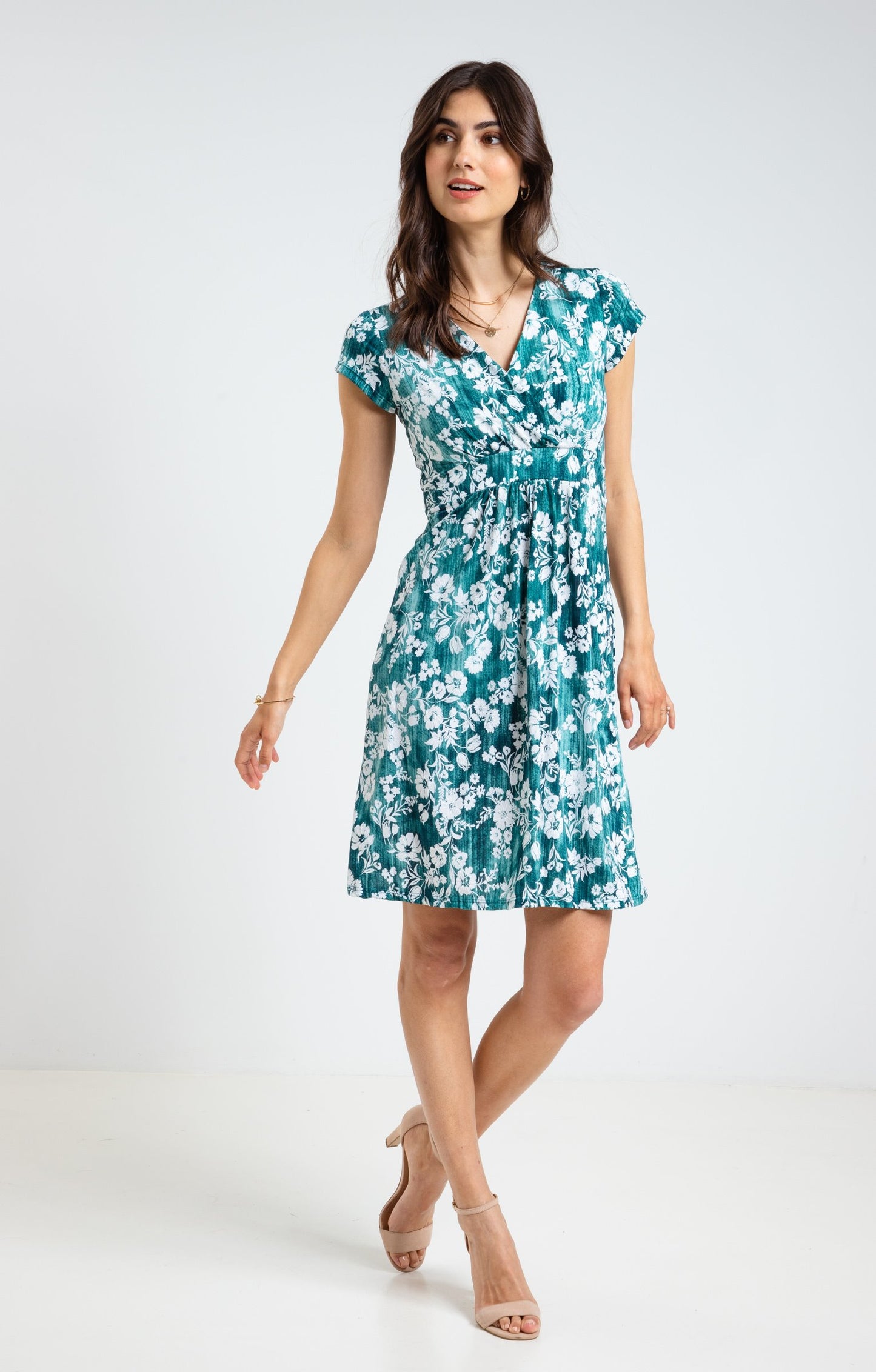  Robe En Maille Imprimée