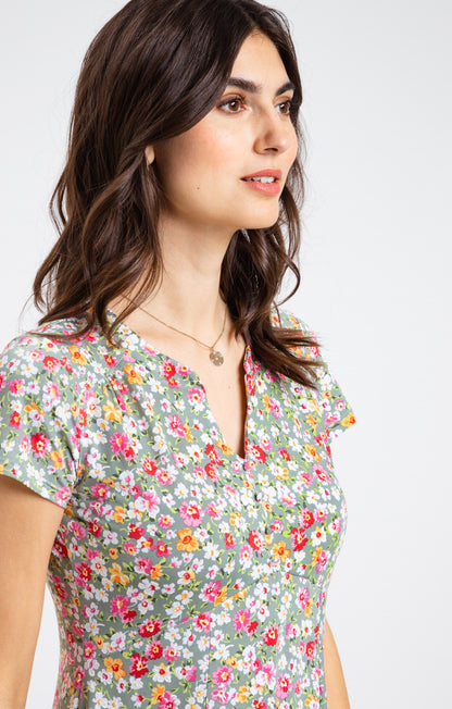  Robe Imprimée En Maille