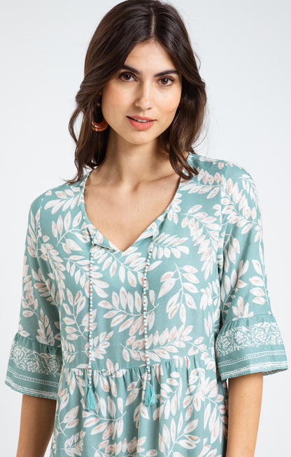  Robe Imprimée En Viscose