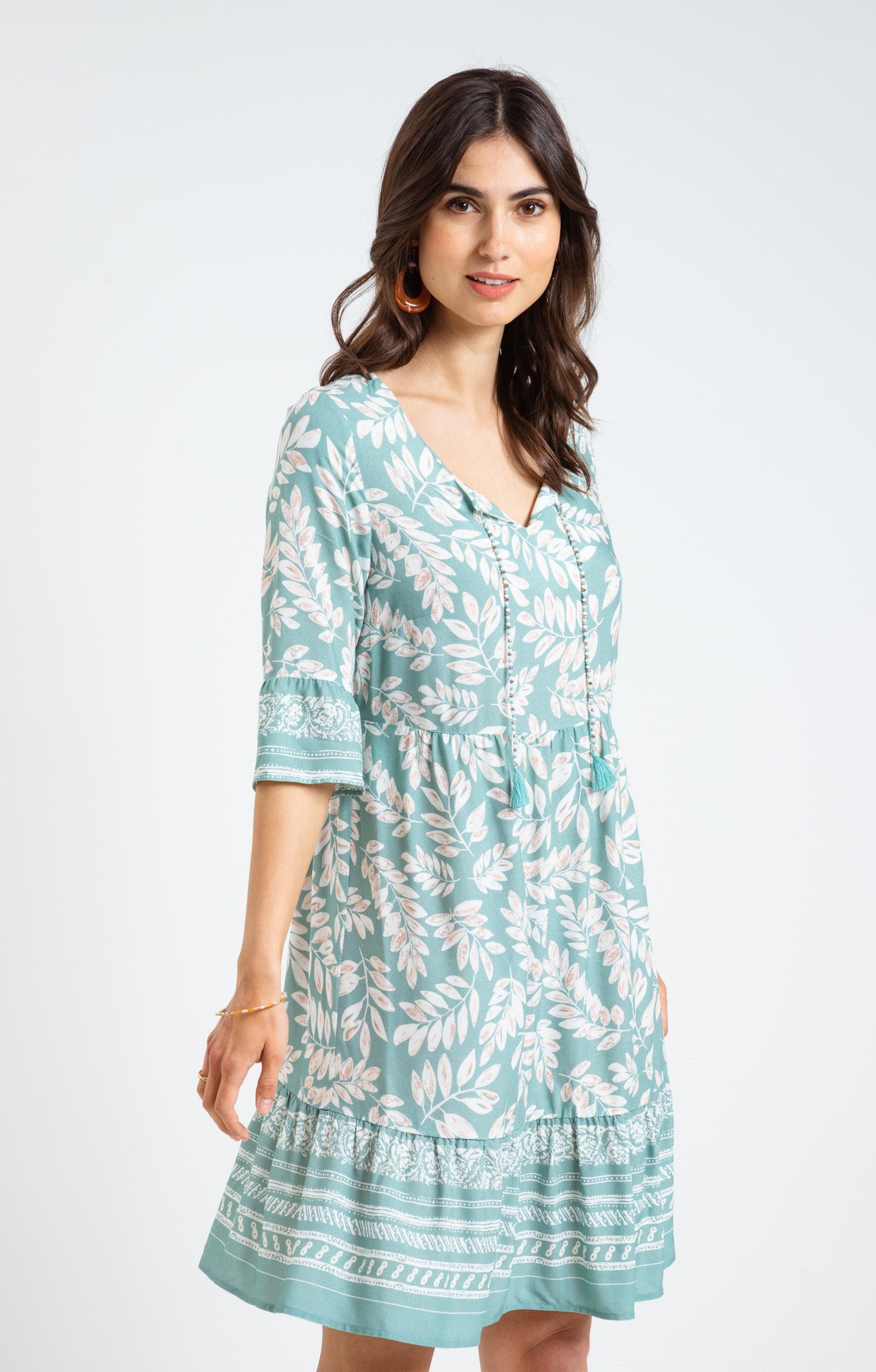  Robe Imprimée En Viscose