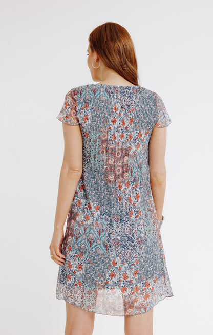  Robe Imprimée Plissée