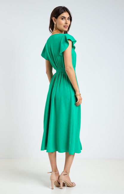  Robe Longue Effet Pois