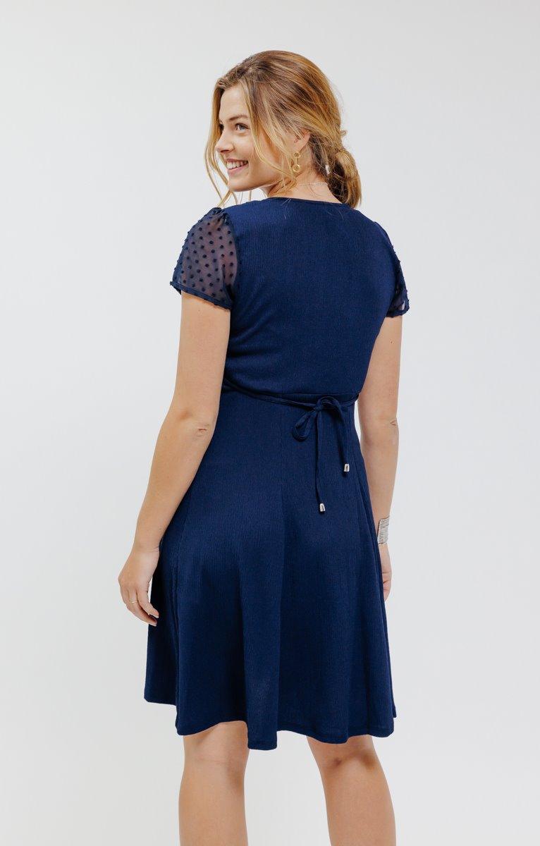  Robe Maille Bi-matière