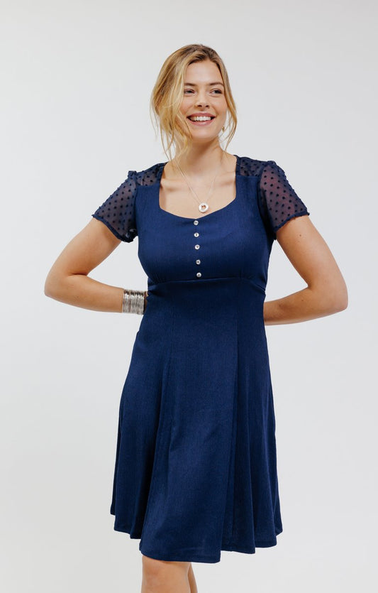  Robe Maille Bi-matière