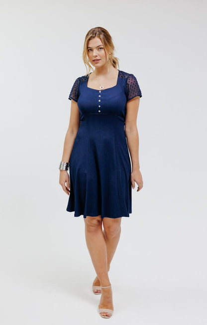  Robe Maille Bi-matière