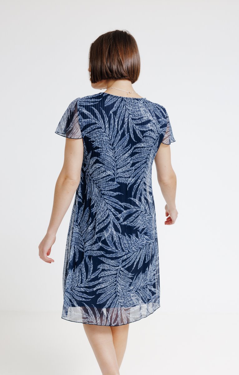  Robe Plissée Imprimée