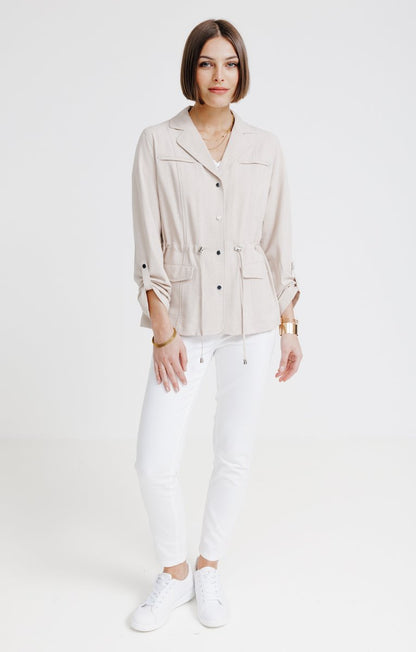  Saharienne Col Tailleur Avec Boutons