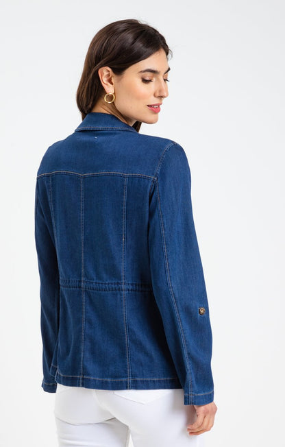  Saharienne En Tencel Et Coton Denim