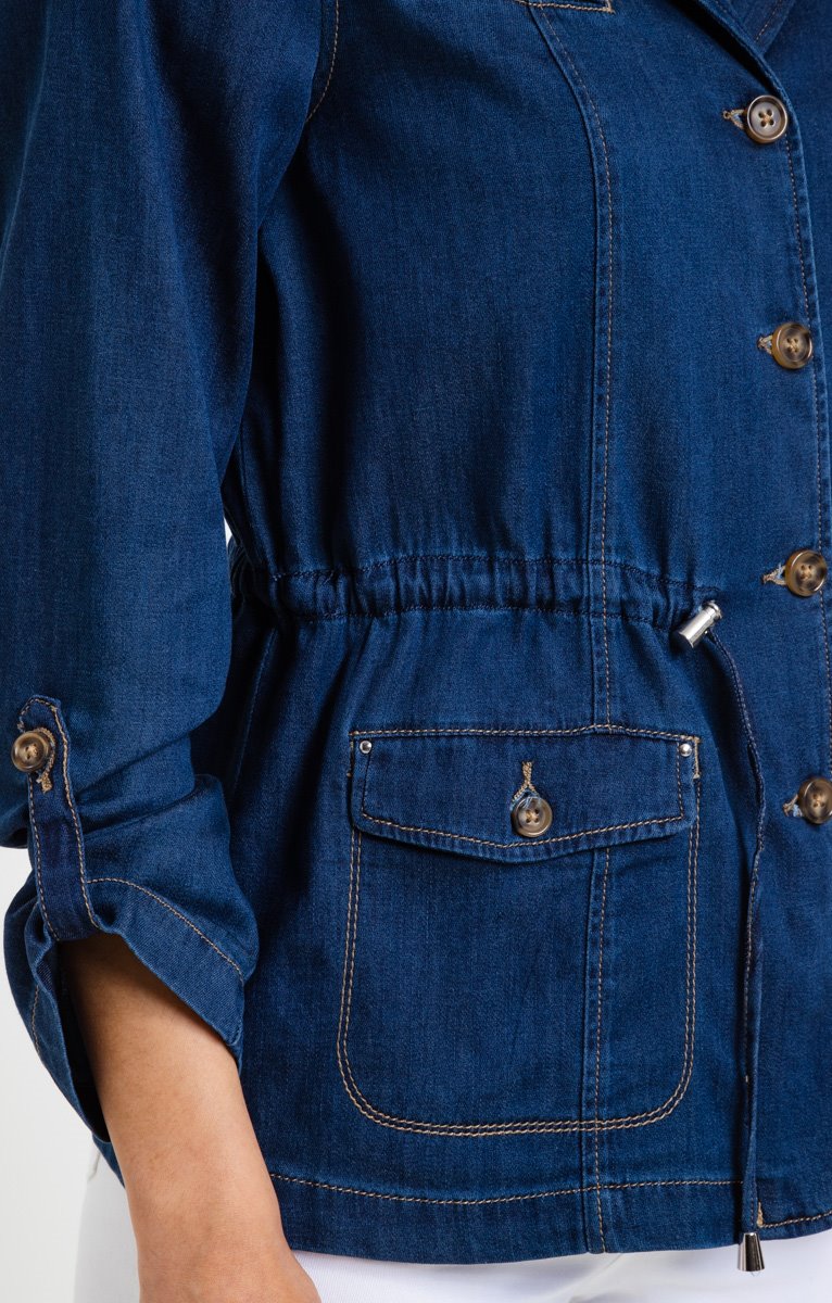  Saharienne En Tencel Et Coton Denim