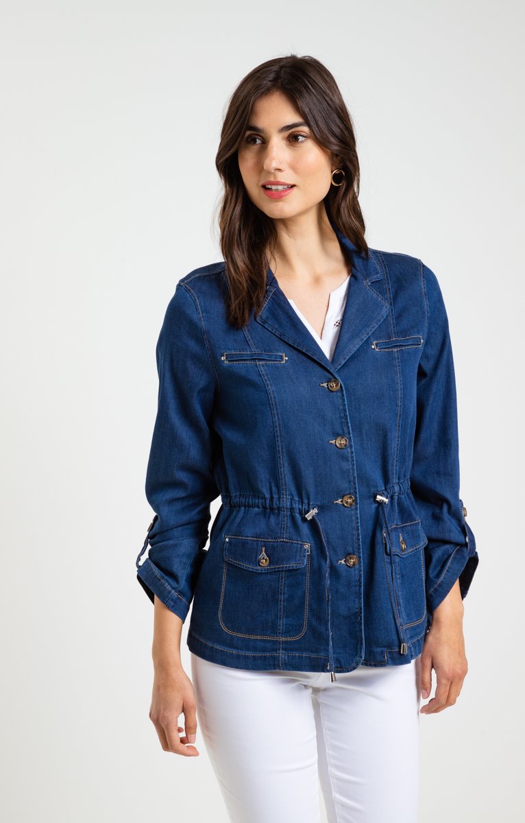  Saharienne En Tencel Et Coton Denim