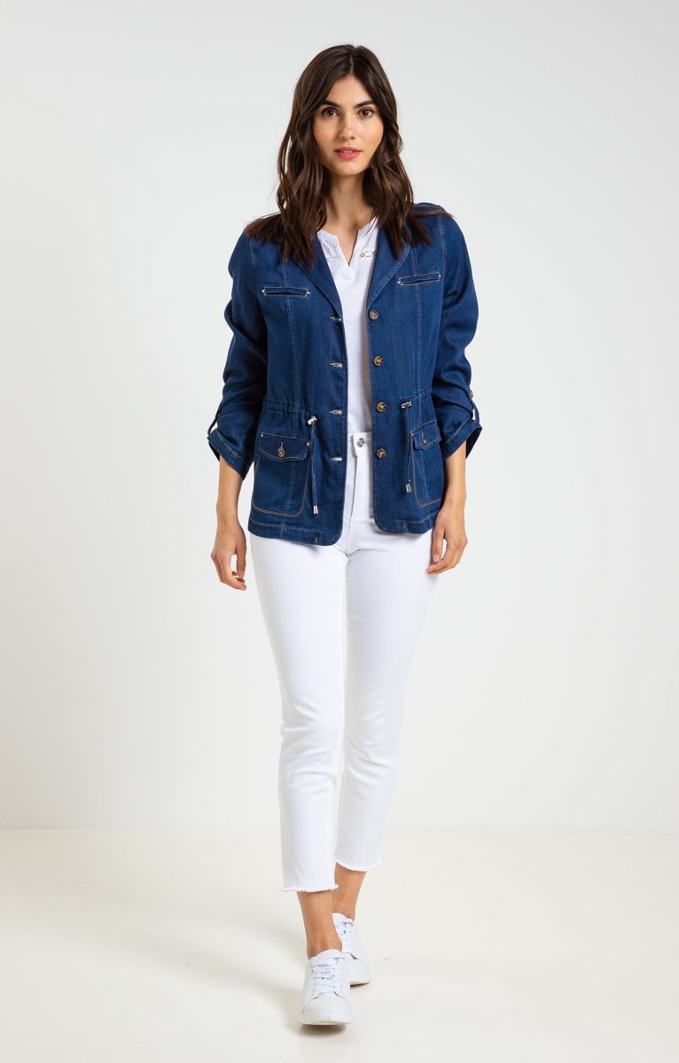  Saharienne En Tencel Et Coton Denim