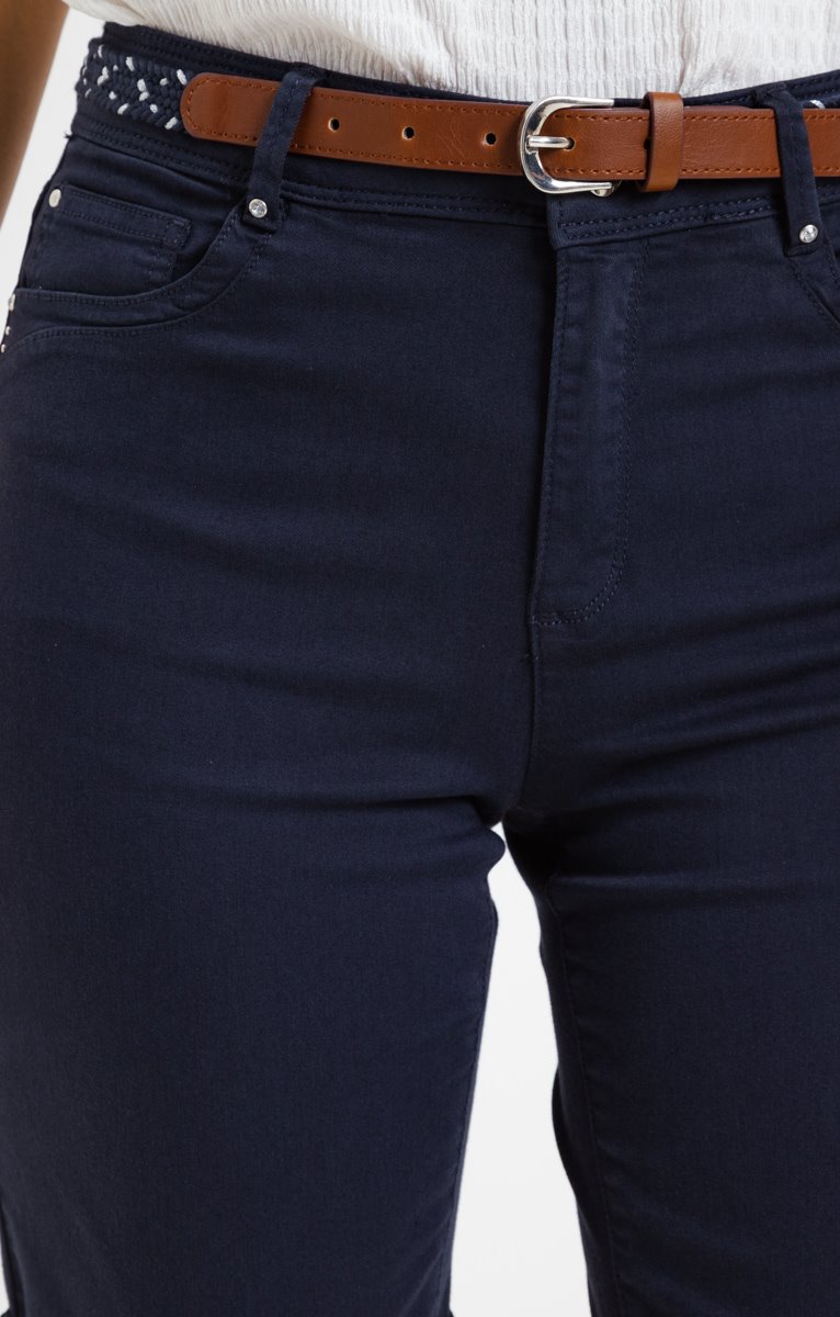  Short En Coton Avec Ceinture