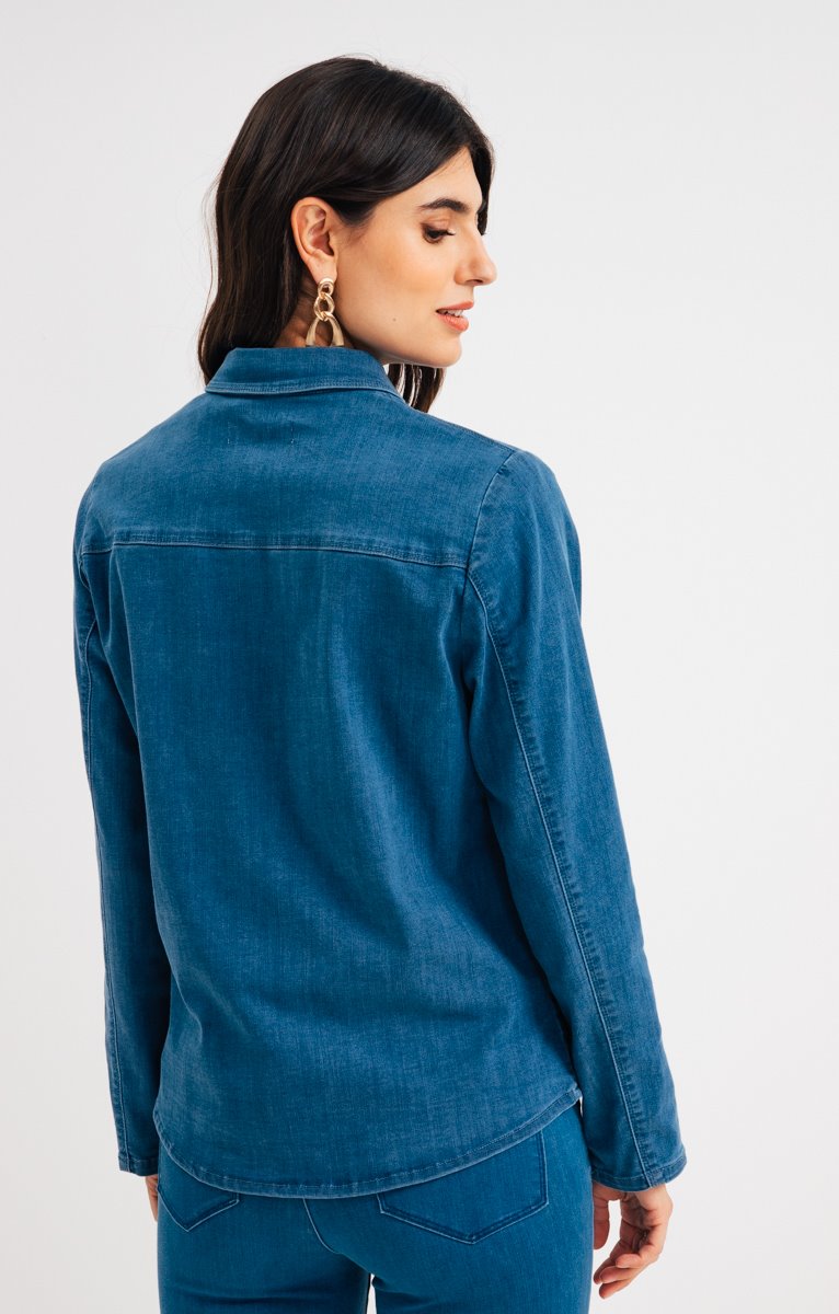  Surchemise En Jean Double Stone