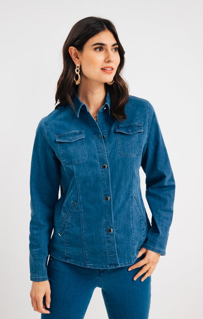  Surchemise En Jean Double Stone