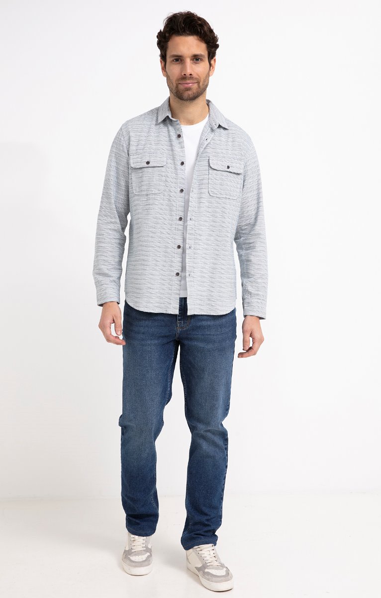 Surchemise Regular Faux-uni