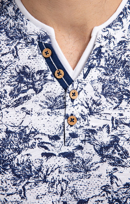  Tee-shirt Manches Courtes Empreintes