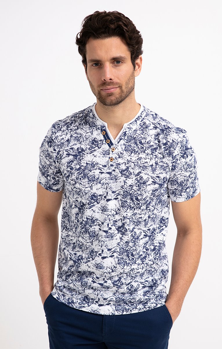  Tee-shirt Manches Courtes Empreintes
