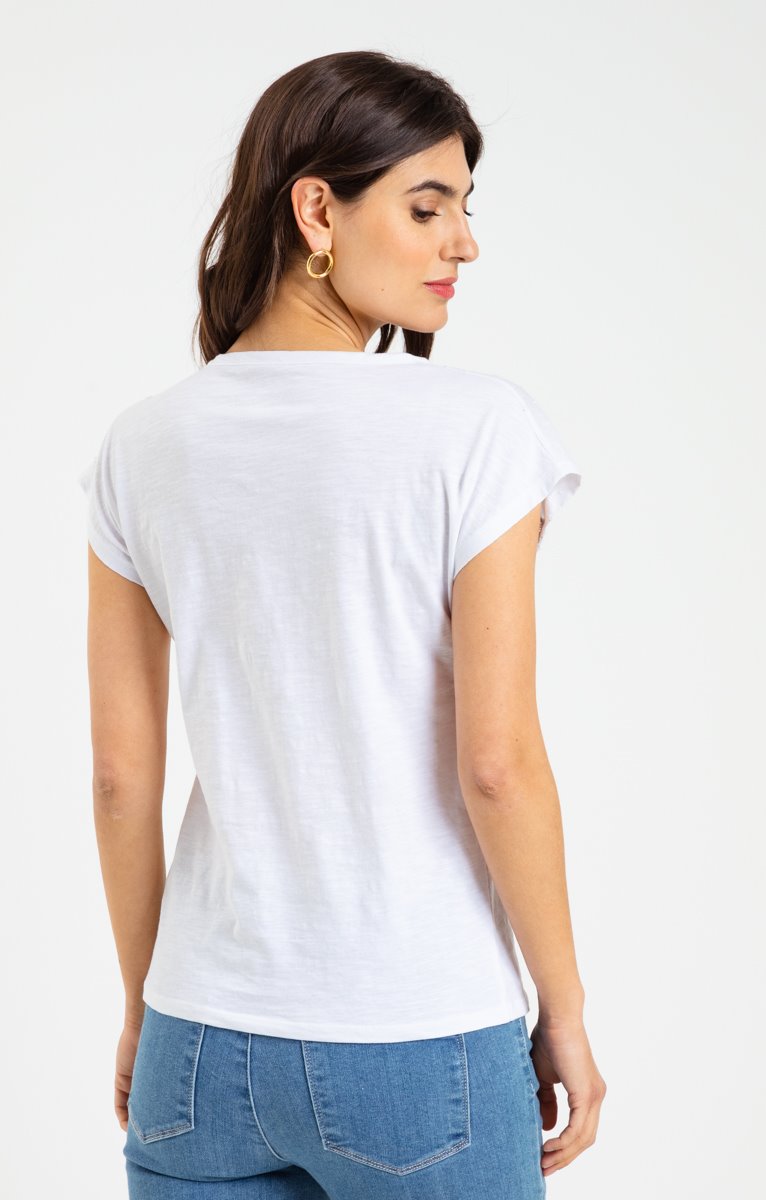  Tee-shirt Uni Plumetis