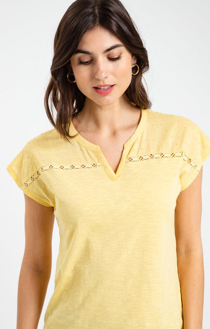  Tee-shirt Uni Plumetis