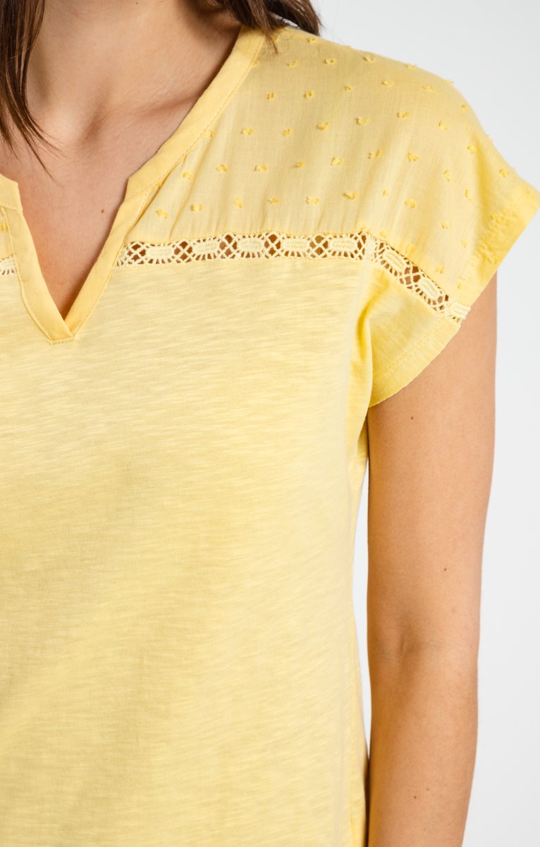  Tee-shirt Uni Plumetis