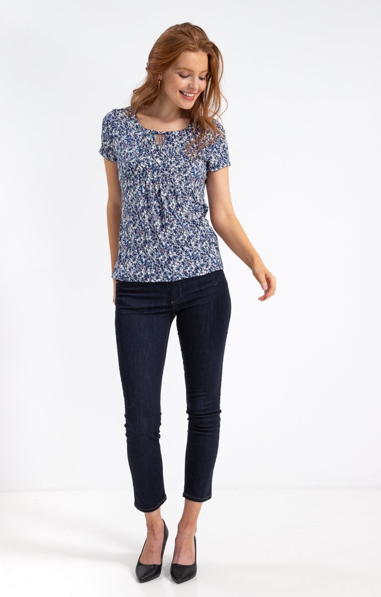  Tee-shirt Avec Plis Et Détail Bijoux