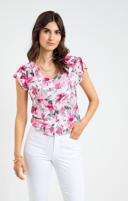  Tee-shirt Maille Plissée