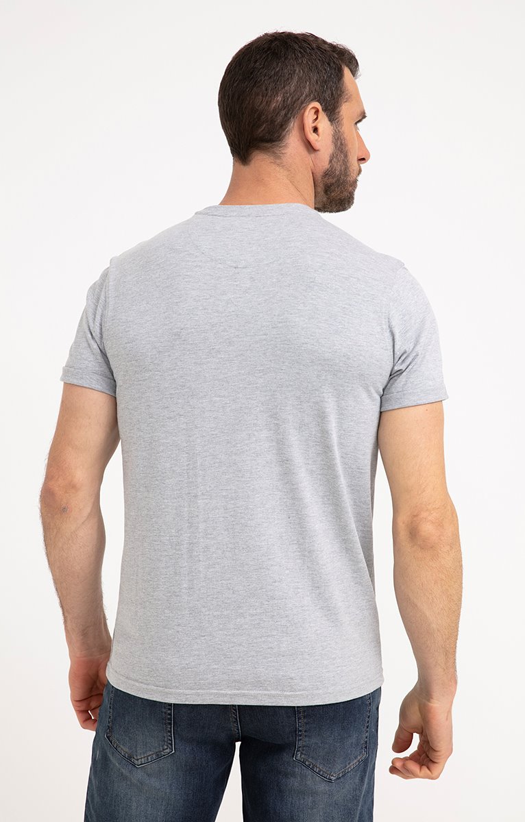  Tee-shirt Manches Courtes Basic Chine