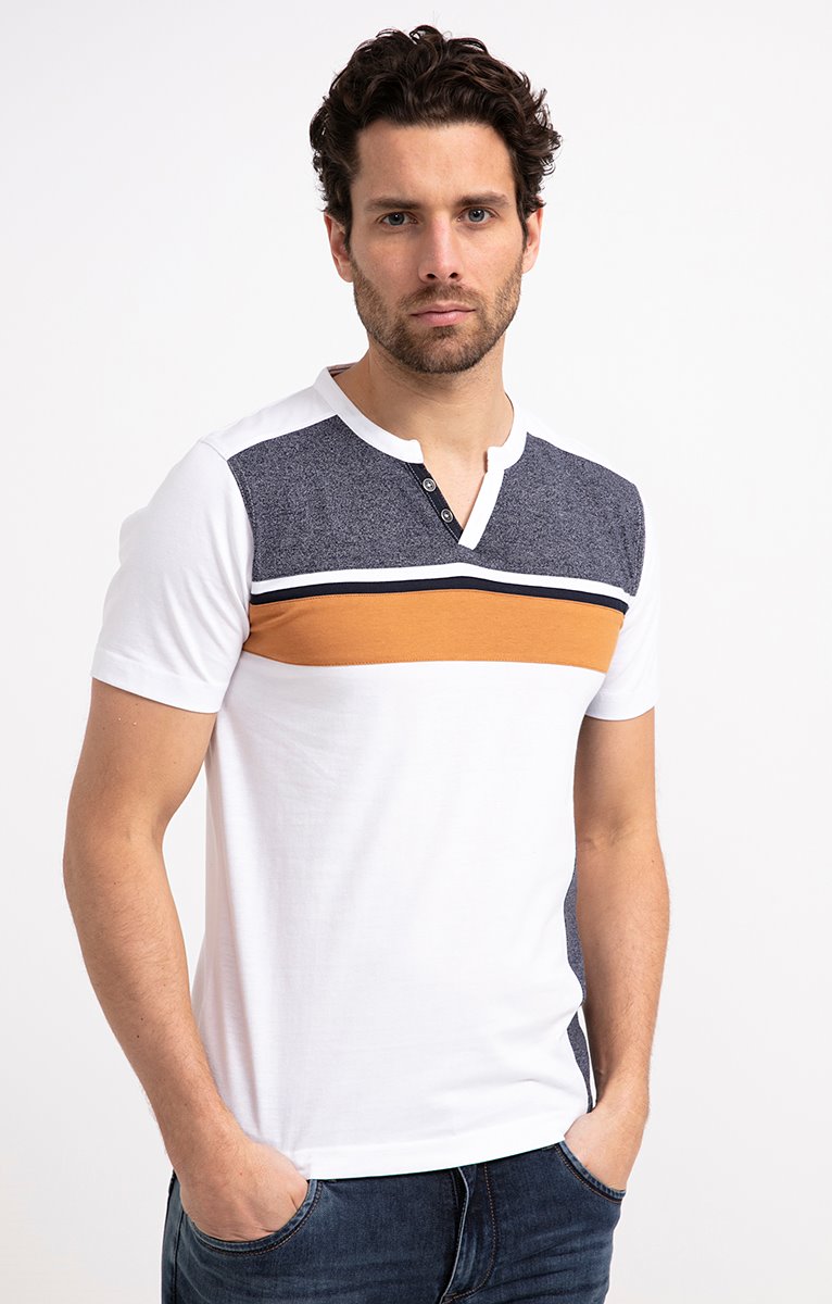  Tee-shirt Manches Courtes Block