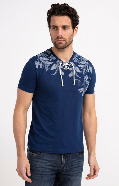  Tee-shirt Manches Courtes Feuille