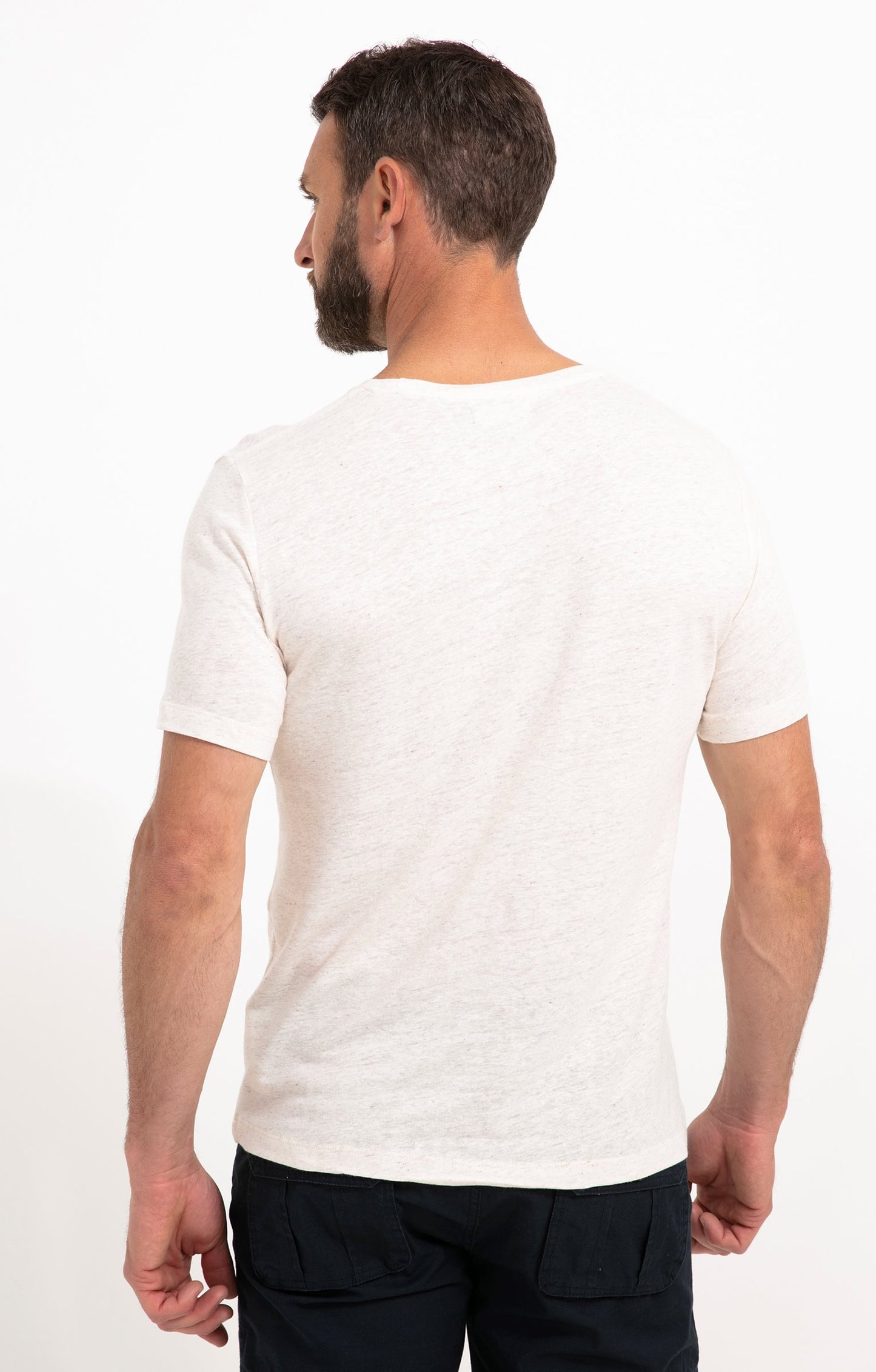  Tee-shirt Manches Courtes Lin