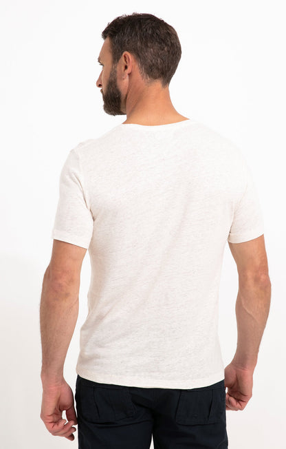  Tee-shirt Manches Courtes Lin