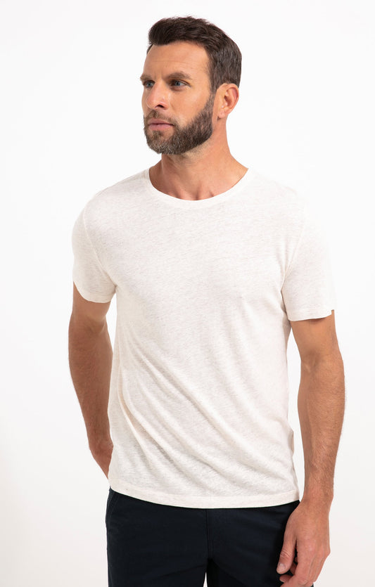  Tee-shirt Manches Courtes Lin