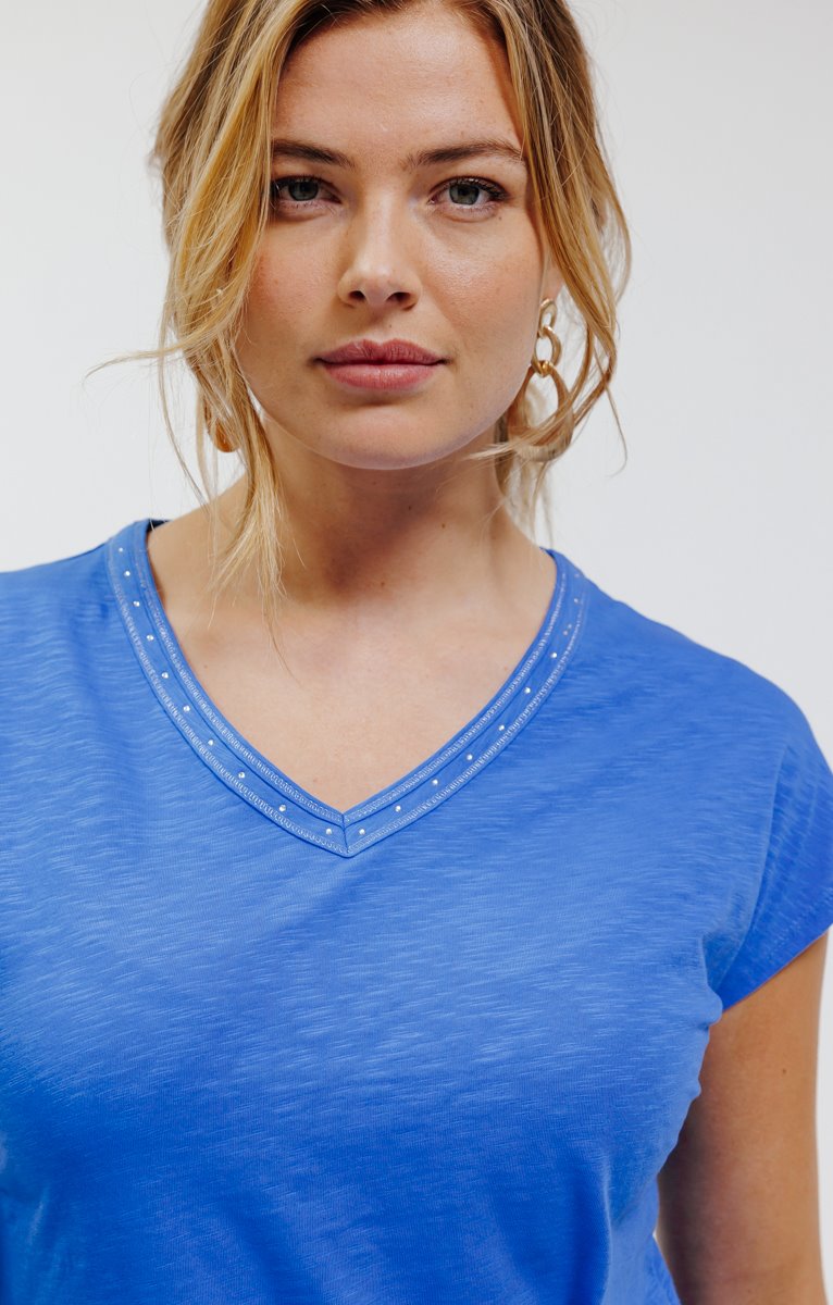  Tee-shirt Uni Manches Courtes