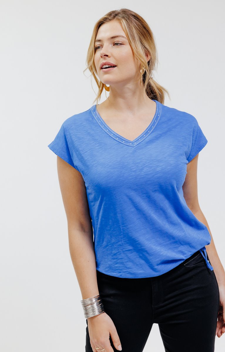  Tee-shirt Uni Manches Courtes