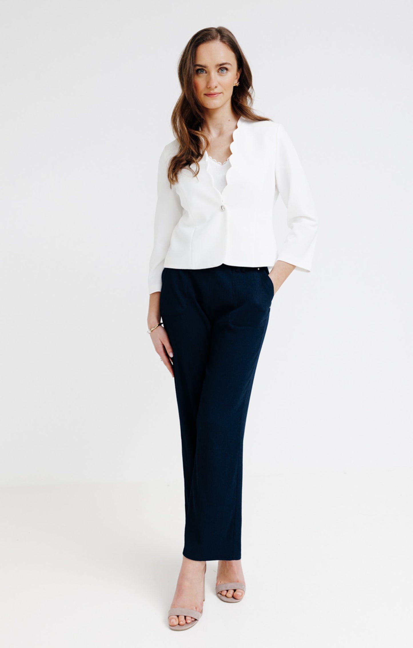  Veste Cérémonie Festonnée