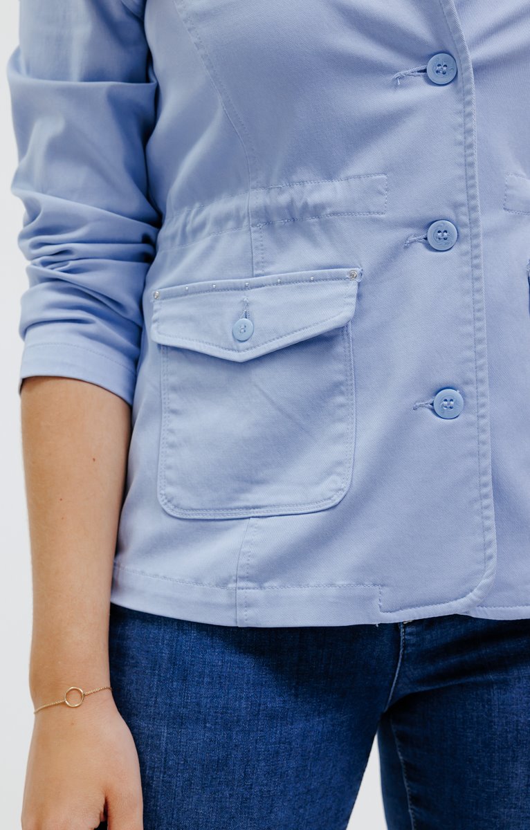  Veste Saharienne En Coton Et Tencel