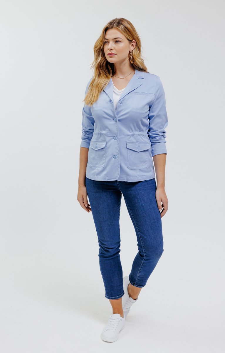  Veste Saharienne En Coton Et Tencel